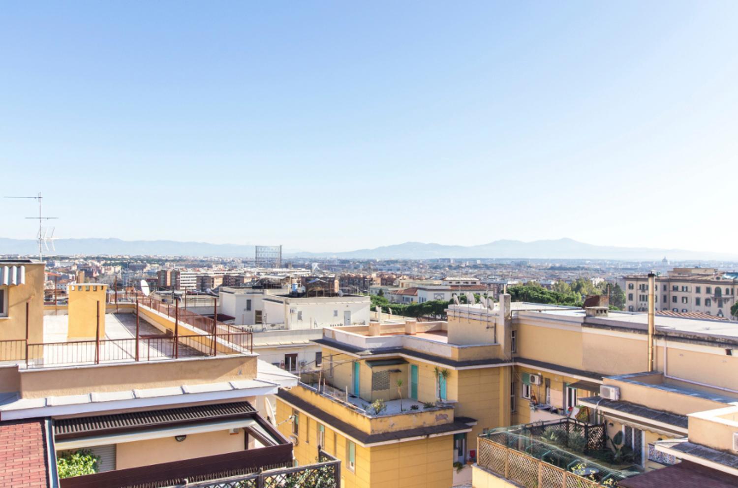 Rosa'S Terrace Roma Panoramic Penthouse Daire Dış mekan fotoğraf